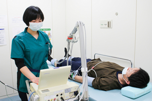 検査は５分で終了します！